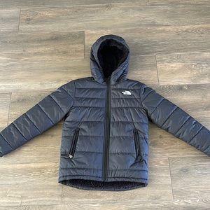 North face kids size medium reversible coat